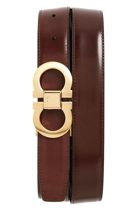 salvatore ferragamo reversible belt.